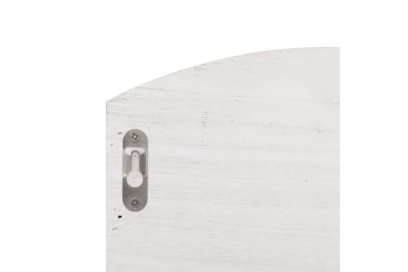 Seinälle kiinnitettävä naulakko valkoinen 50x10x34 cm puu - Valkoinen - Säilytys - Vaatesäilytys - Vaatenaulakko