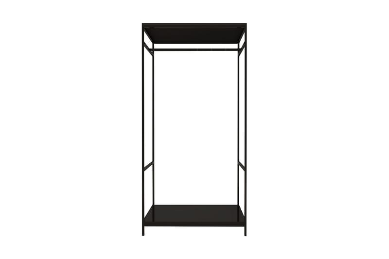 Vaatekaappi Zakkum 100x170 cm - Musta - Säilytys - Vaatesäilytys - Vaatenaulakko