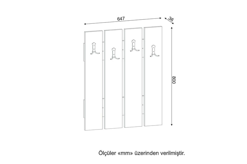 Furny Home Eteisnaulakko - Säilytys - Vaatesäilytys - Vaatenaulakko - Vaatekoukku