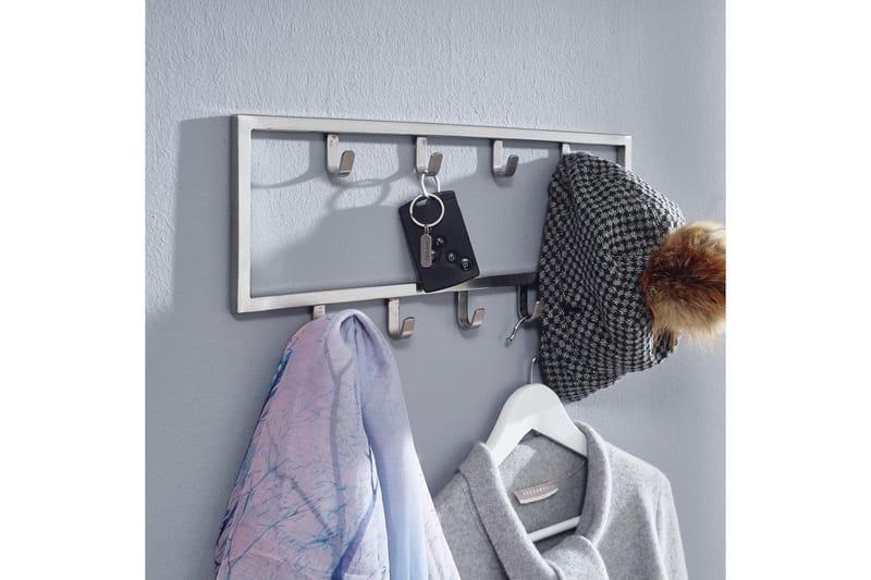 Vaatekoukku Mexus 50 cm - Hopea - Säilytys - Vaatesäilytys - Vaatenaulakko