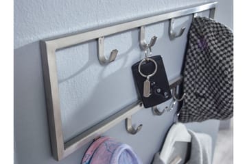 Vaatekoukku Mexus 50 cm - Hopea - Säilytys - Vaatesäilytys - Vaatenaulakko