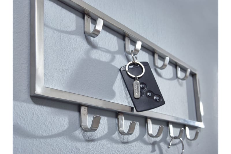 Vaatekoukku Mexus 50 cm - Hopea - Säilytys - Vaatesäilytys - Vaatenaulakko