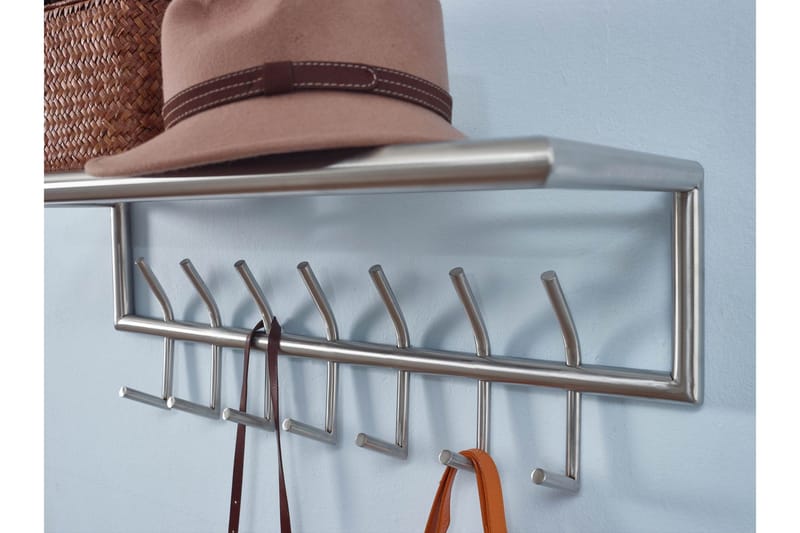 Vaatekoukku Mexus 75 cm - Hopea - Säilytys - Vaatesäilytys - Vaatenaulakko