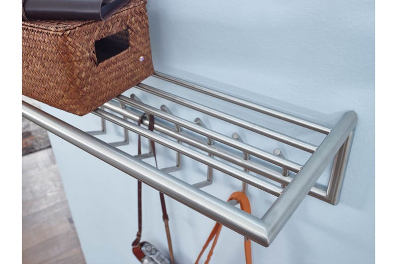 Vaatekoukku Mexus 75 cm - Hopea - Säilytys - Vaatesäilytys - Vaatenaulakko