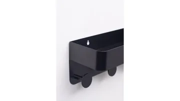 Seinähylly Benvenuti 6 ripustimella 1-pack - musta - Säilytys - Vaatesäilytys - Vaatenaulakko - Vaatekoukku