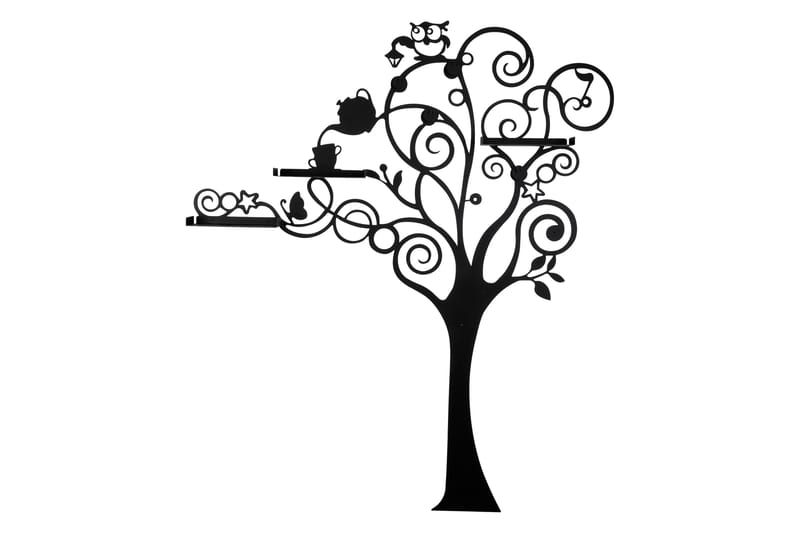 Vaatekoukku Tree - Musta - Säilytys - Vaatesäilytys - Vaatenaulakko