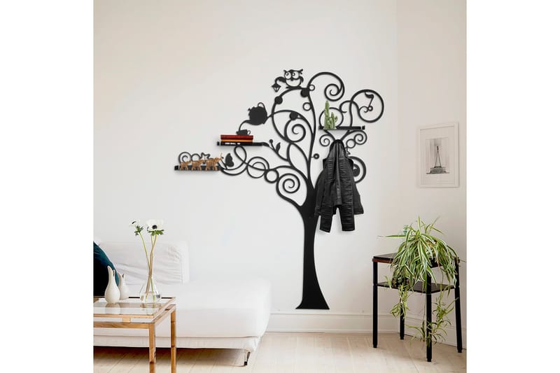 Vaatekoukku Tree - Musta - Säilytys - Vaatesäilytys - Vaatenaulakko