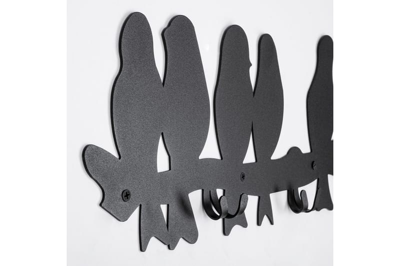 Vaatekoukut Ostrivne - Musta - Säilytys - Vaatesäilytys - Vaatenaulakko