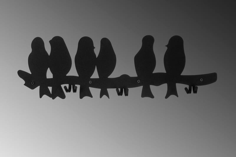 Vaatekoukut Ostrivne - Musta - Säilytys - Vaatesäilytys - Vaatenaulakko