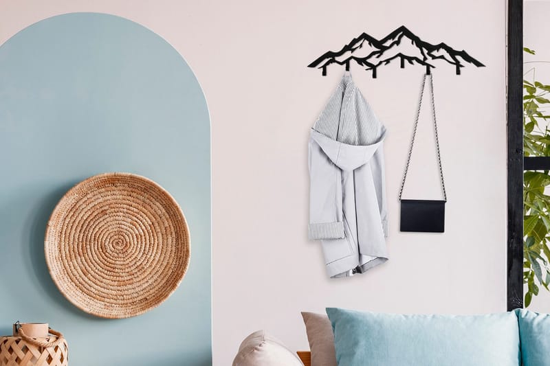 Vaatekoukut Selemet, Musta