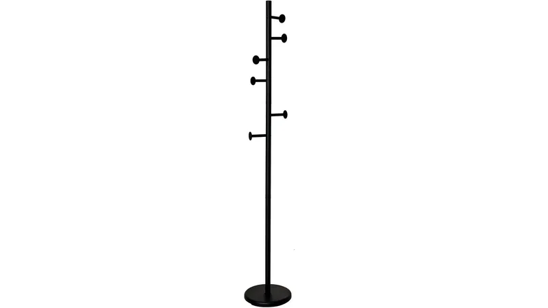 Vaateripustin Jutvik metallia 3-pack, Musta