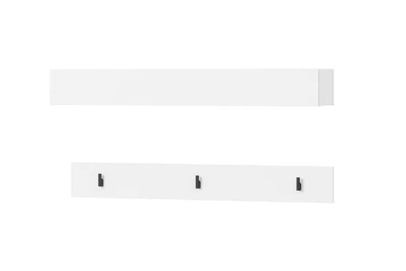 Vaateripustin Simply 92 cm, Valkoinen