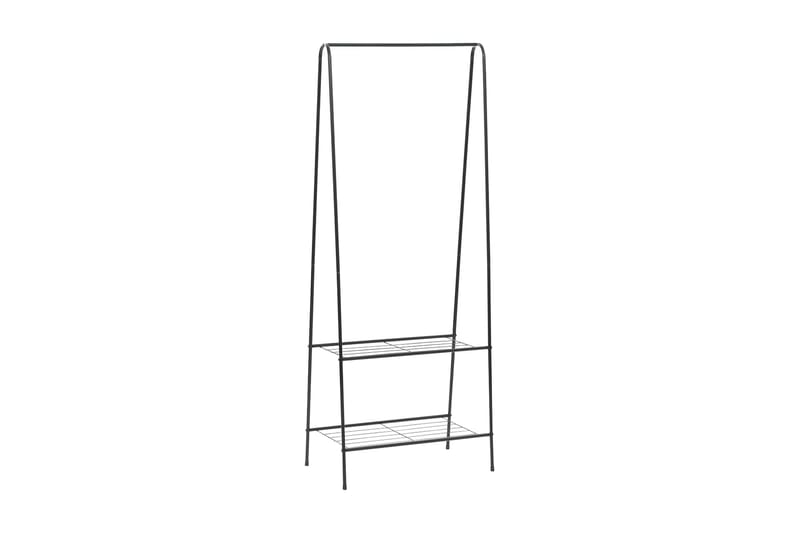 Vaateteline 59x35x150 cm musta - Musta - Säilytys - Vaatesäilytys - Vaatenaulakko