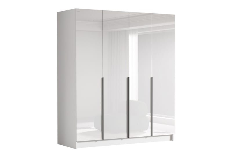 Vadstena Vaatekaappi 200x215 cm, Valkoinen