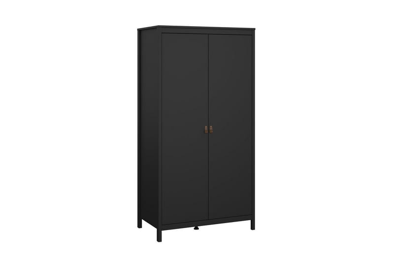 Vallvidera Vaatekaappi 102,3x199 cm - Musta - Säilytys - Vaatesäilytys - Vaatekaappi