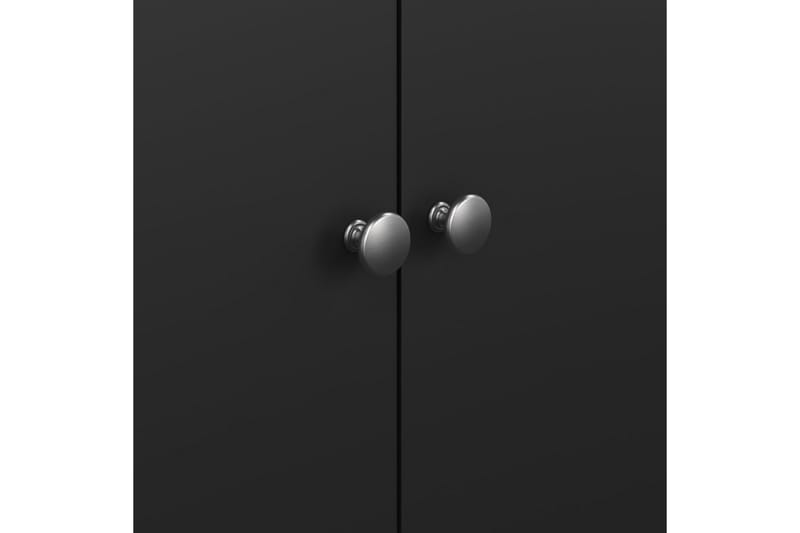 Vallvidera Vaatekaappi 102,3x199 cm - Musta - Säilytys - Vaatesäilytys - Vaatekaappi