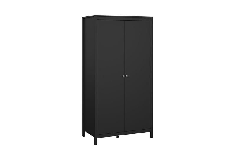 Vallvidera Vaatekaappi 102,3x199 cm - Musta - Säilytys - Vaatesäilytys - Vaatekaappi