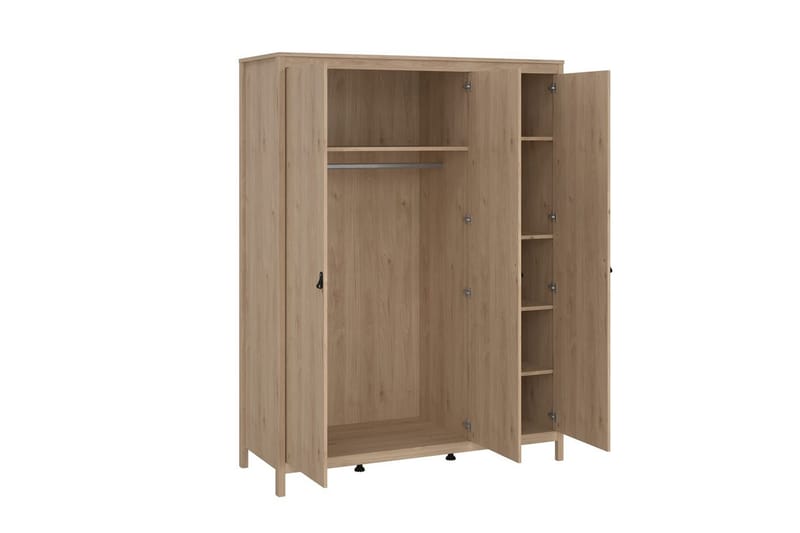 Vallvidera Vaatekaappi 150x199 cm - Luonnonväri - Säilytys - Vaatesäilytys - Vaatekaappi