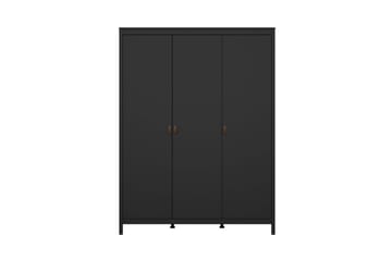 Vallvidera Vaatekaappi 150x199 cm - Musta - Säilytys - Vaatesäilytys - Vaatekaappi