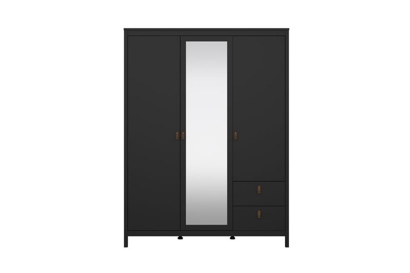 Vallvidera Vaatekaappi 150x199 cm - Musta - Säilytys - Vaatesäilytys - Vaatekaappi