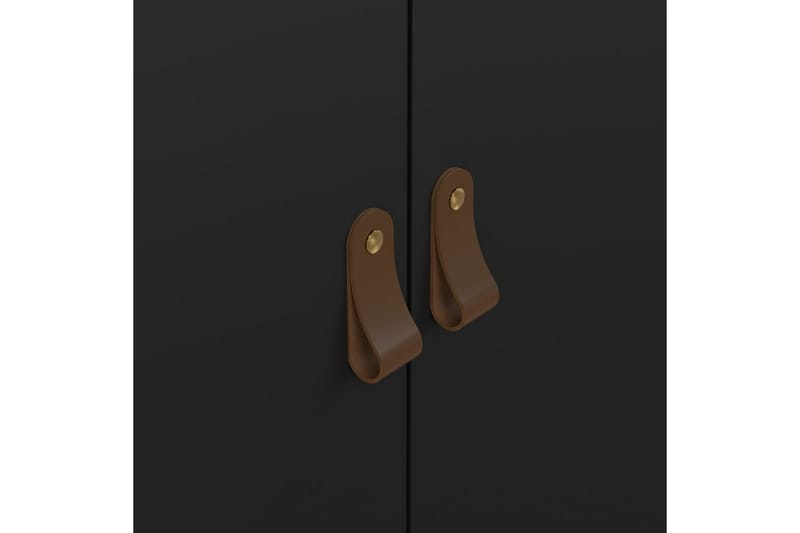 Vallvidera Vaatekaappi 150x199 cm - Musta - Säilytys - Vaatesäilytys - Vaatekaappi