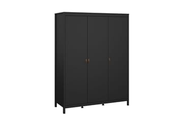 Vallvidera Vaatekaappi 150x199 cm - Musta - Säilytys - Vaatesäilytys - Vaatekaappi
