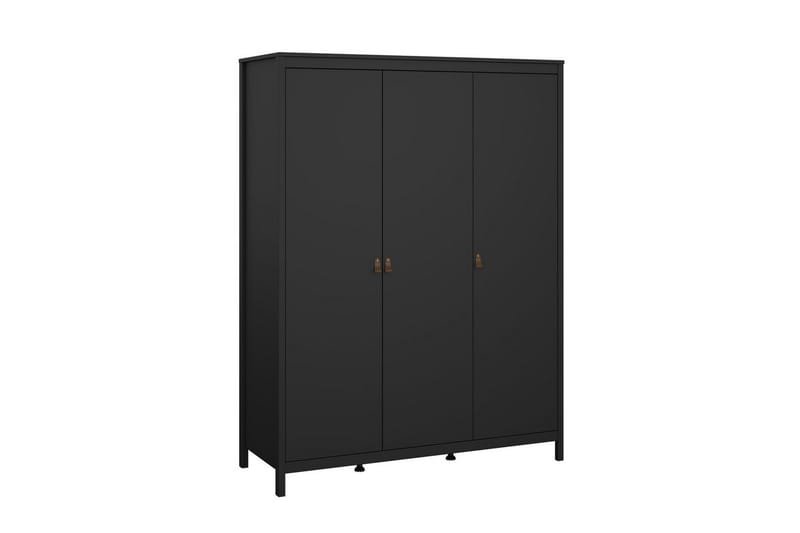 Vallvidera Vaatekaappi 150x199 cm - Musta - Säilytys - Vaatesäilytys - Vaatekaappi
