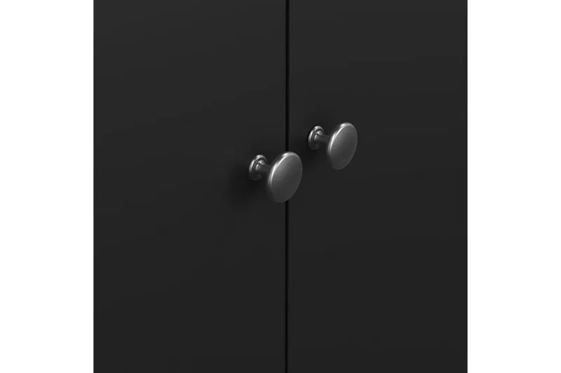 Vallvidera Vaatekaappi 150x199 cm - Musta - Säilytys - Vaatesäilytys - Vaatekaappi