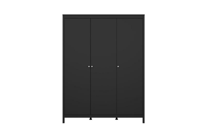Vallvidera Vaatekaappi 150x199 cm - Musta - Säilytys - Vaatesäilytys - Vaatekaappi