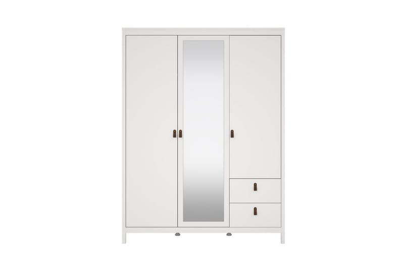 Vallvidera Vaatekaappi 150x199 cm - Valkoinen - Säilytys - Vaatesäilytys - Vaatekaappi