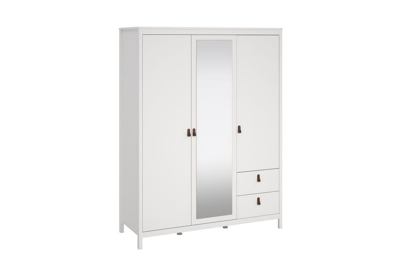 Vallvidera Vaatekaappi 150x199 cm - Valkoinen - Säilytys - Vaatesäilytys - Vaatekaappi