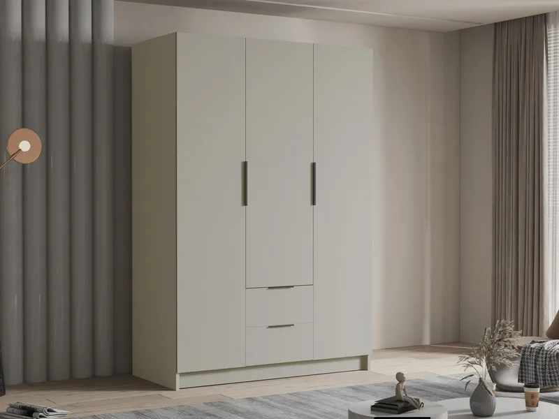 Varros Vaatekaappi 150x216 cm - Beige - Säilytys - Vaatesäilytys - Vaatekaappi