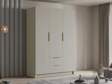 Varros Vaatekaappi 150x216 cm - Beige - Säilytys - Vaatesäilytys - Vaatekaappi