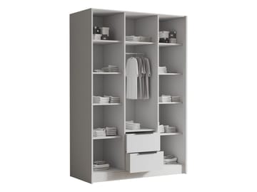 Varros Vaatekaappi 150x216 cm - Musta - Säilytys - Vaatesäilytys - Vaatekaappi