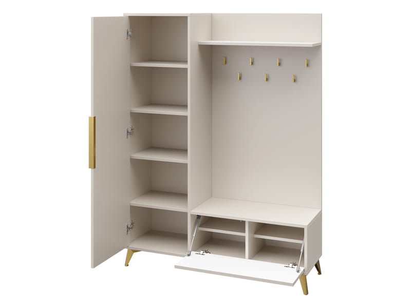 Vemdalen Eteiskalustesetti 180 cm - Huonekalut - Kalustesetit - Eteisen kalustesetit