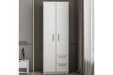 Vespera Vaatekaappi 60x171,8 cm - Valkoinen - Säilytys - Vaatesäilytys - Vaatekaappi
