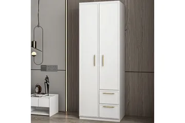Vespera Vaatekaappi 60x171,8 cm - Valkoinen - Säilytys - Vaatesäilytys - Vaatekaappi