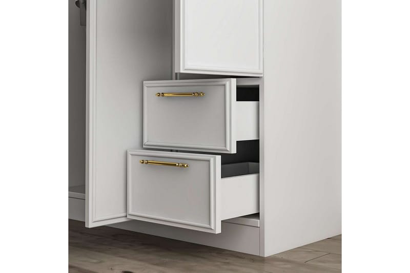 Vespera Vaatekaappi 90x171,8 cm - Valkoinen - Säilytys - Vaatesäilytys - Vaatekaappi