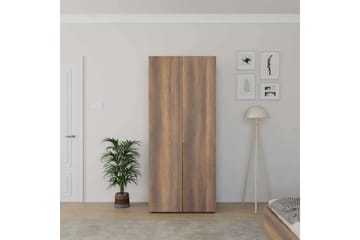 Vornic Vaatekaappi 90x210 cm - Pähkinä - Säilytys - Vaatesäilytys - Vaatekaappi