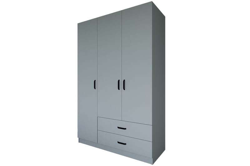 Yaman Vaatekaappi 120x181 cm, Harmaa