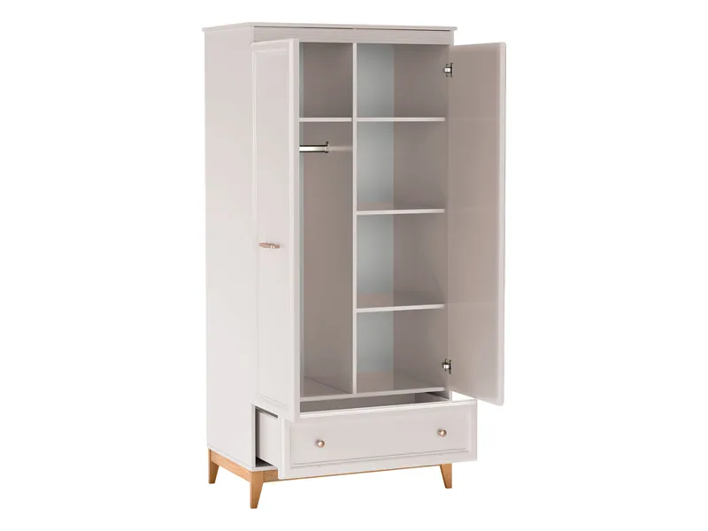 Zeylor Vaatekaappi 193 cm - Säilytys - Vaatesäilytys - Vaatekaappi