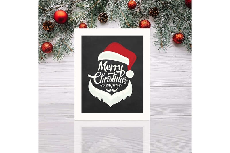 Decoratiivinen Kehystetty MDF-taulu 23,5x28,5, undefined