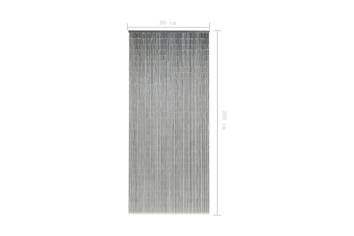 Hyönteisverho oveen Bambu 90x200 cm - Harmaa - Tilanjakaja & sermi