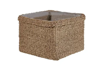 Inomhuskruka Beliani Rivuline set om 3 Nature||Beige - Sisustustuotteet - Ruukku & ulkoruukku
