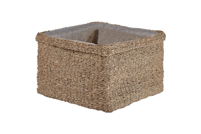 Inomhuskruka Beliani Rivuline set om 3 Nature||Beige - Sisustustuotteet - Ruukku & ulkoruukku