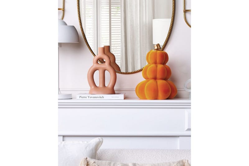 Prydnadsfigur Beliani Kalamata Orange||GOLD - Sisustustuotteet - Joulukoristeet & juhlakoristeet - Halloween-koristeet - Halloween kurpitsa & koristekurpitsa