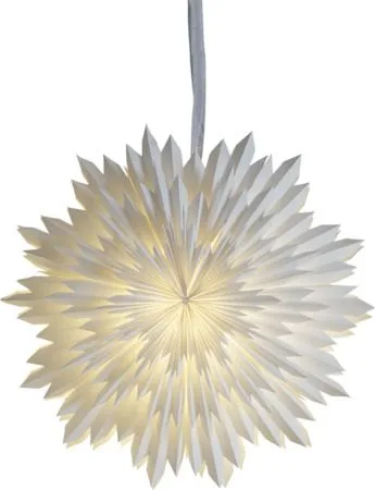 Ice-paperitähti 50 cm, valkoinen