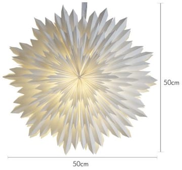 Ice-paperitähti 50 cm - valkoinen - Sisustustuotteet - Joulukoristeet & juhlakoristeet - Joulukoristeet