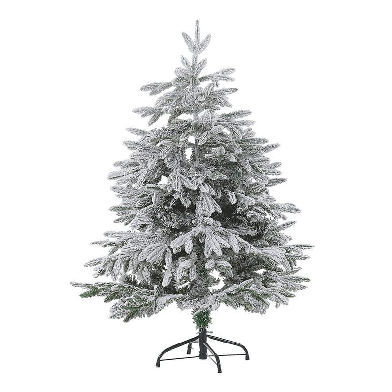 Bassie Pieni Lumisen Muovikuusi 120 cm, Valkoinen/Vihreä