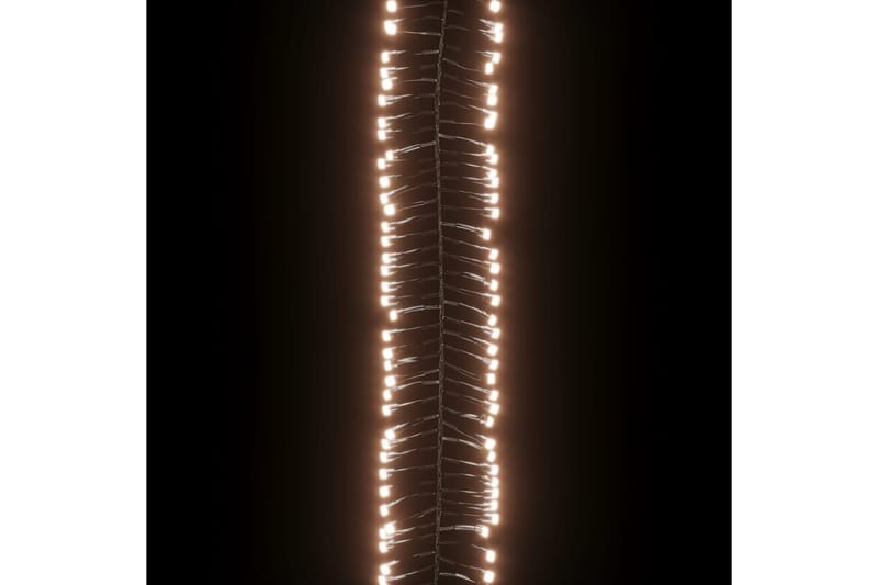 beBasic Cluster LED-valonauha 1000 LED-valoa lämmin valkoinen 20 m PVC - Sisustustuotteet - Joulukoristeet & juhlakoristeet - Joulukoristeet - Joulukynttilä